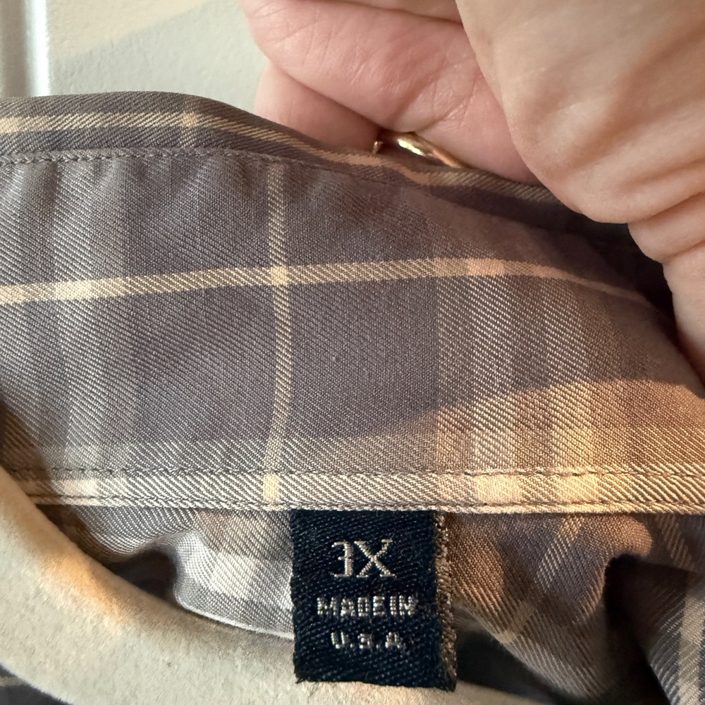 Burberry London Men's Plaid Button-Down Shirt 3XL - Picture 2 of 5